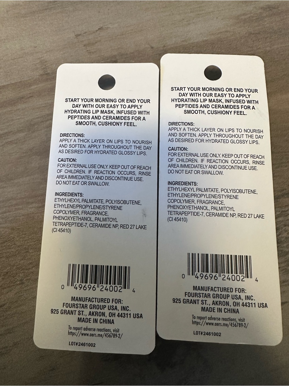 B Pure Peptide Lip Mask x 2 Brand New - Picture 2 of 2